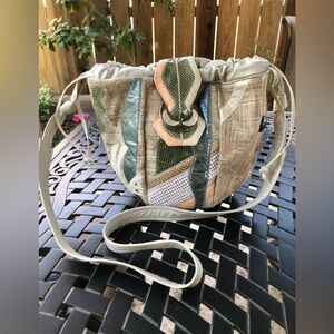 Sharif RARE Vintage Embossed Leather & Snakeskin Purse OUTSTANDING CONDITION!